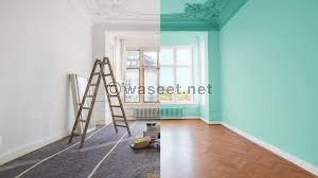 gypsum decoration and painting works  4