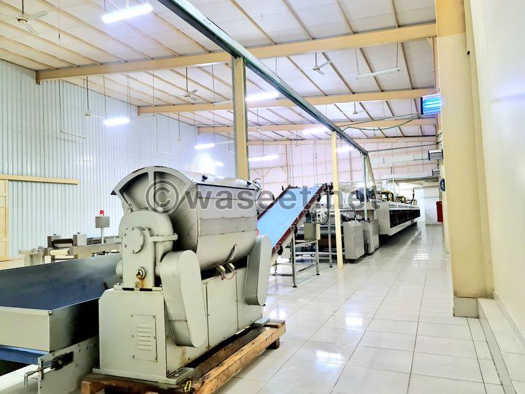 For sale, a food factory with full production capacity  0