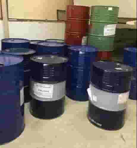 Iron and plastic drums