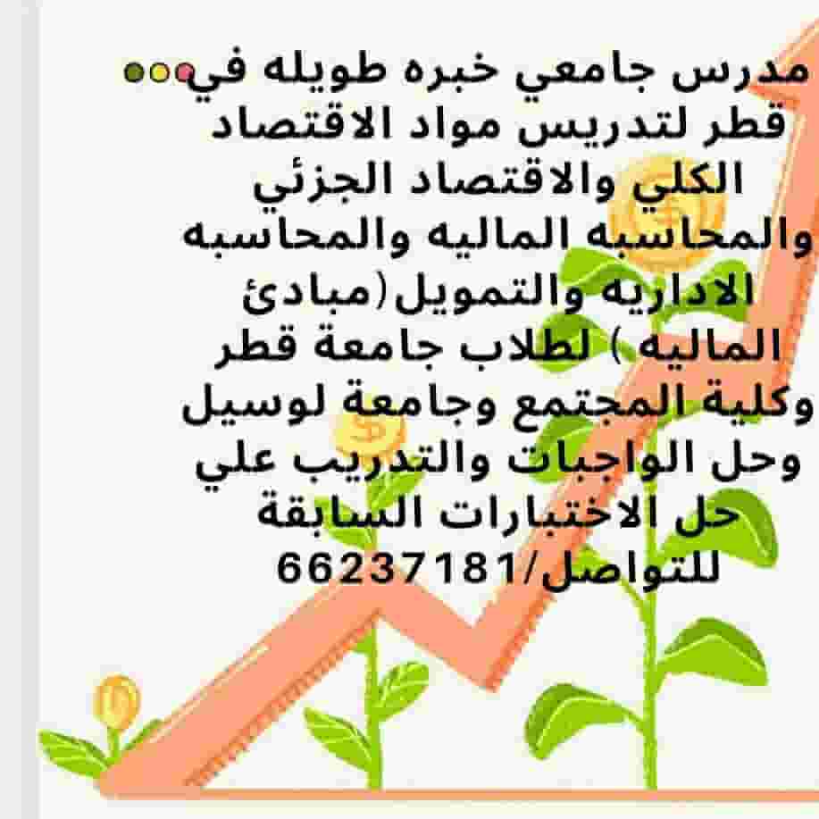 Teacher of economics, accounting and finance
