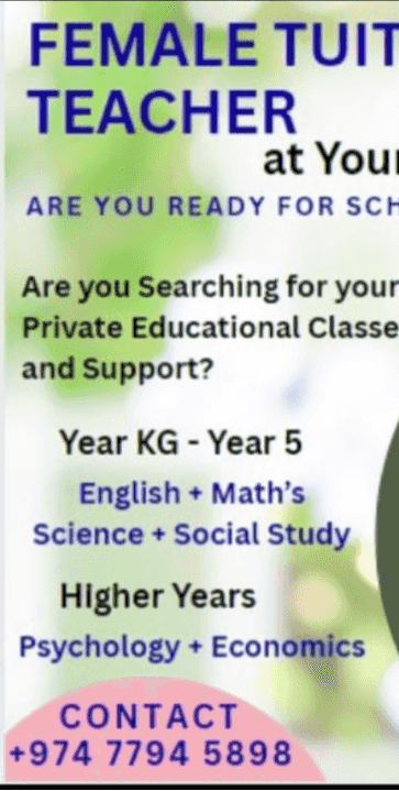 A teacher teaching different subjects