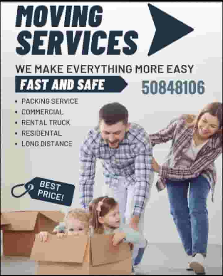 Moving furniture, furniture and all items very carefully