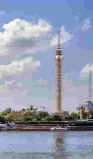 Selling a building on the Nile in Agouza, Egypt overlooking the Nile and Cairo Tower