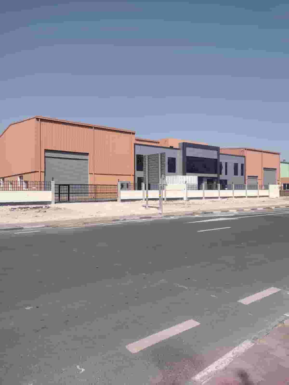 Chemicals factory with air-conditioned administrative building and laboratory room