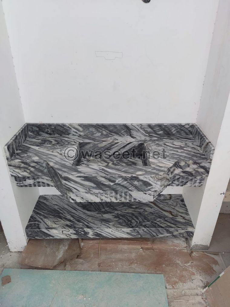 Installation and manufacture of washbasins and kitchens with stairs 3