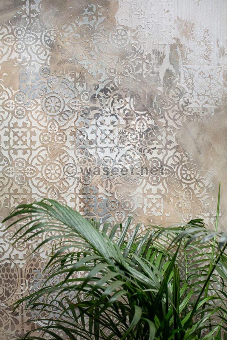 Design of works and wall paintings 4