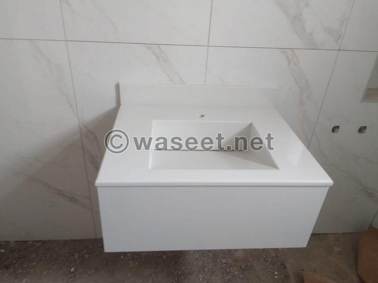 Design and installation of marble sinks 1