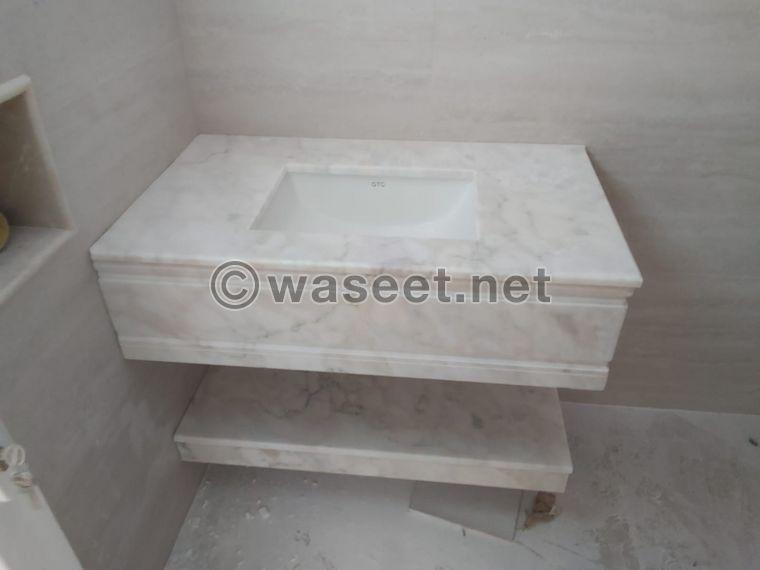 Design and installation of marble sinks 3