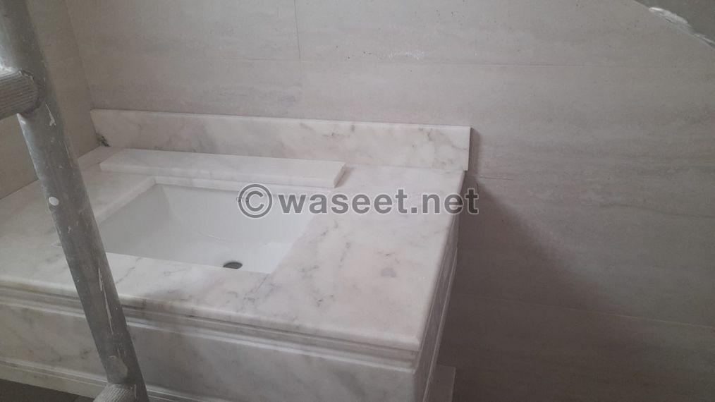 Design and installation of marble sinks 10