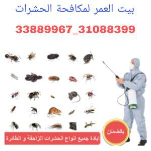 Elimination of insects, reptiles and rodents
