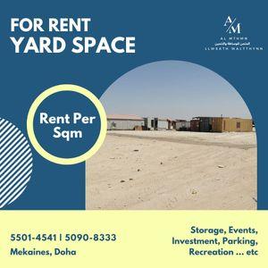 Yard Space For Rent