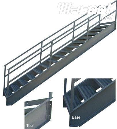 Installing steel stairs and awnings 2