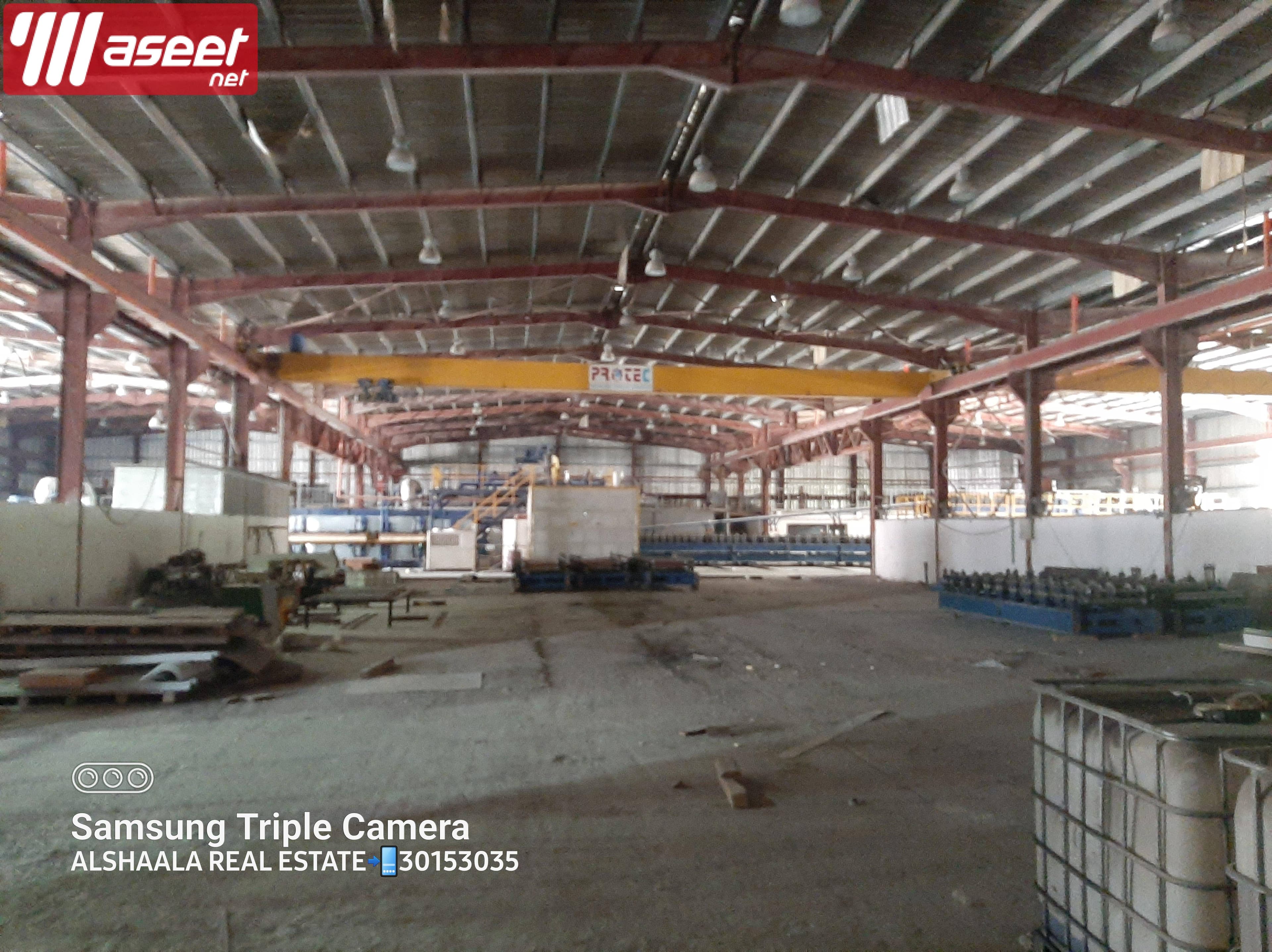 STEEL FACTORY FOR RENT IN NEW INDUSTRIAL AREA 1