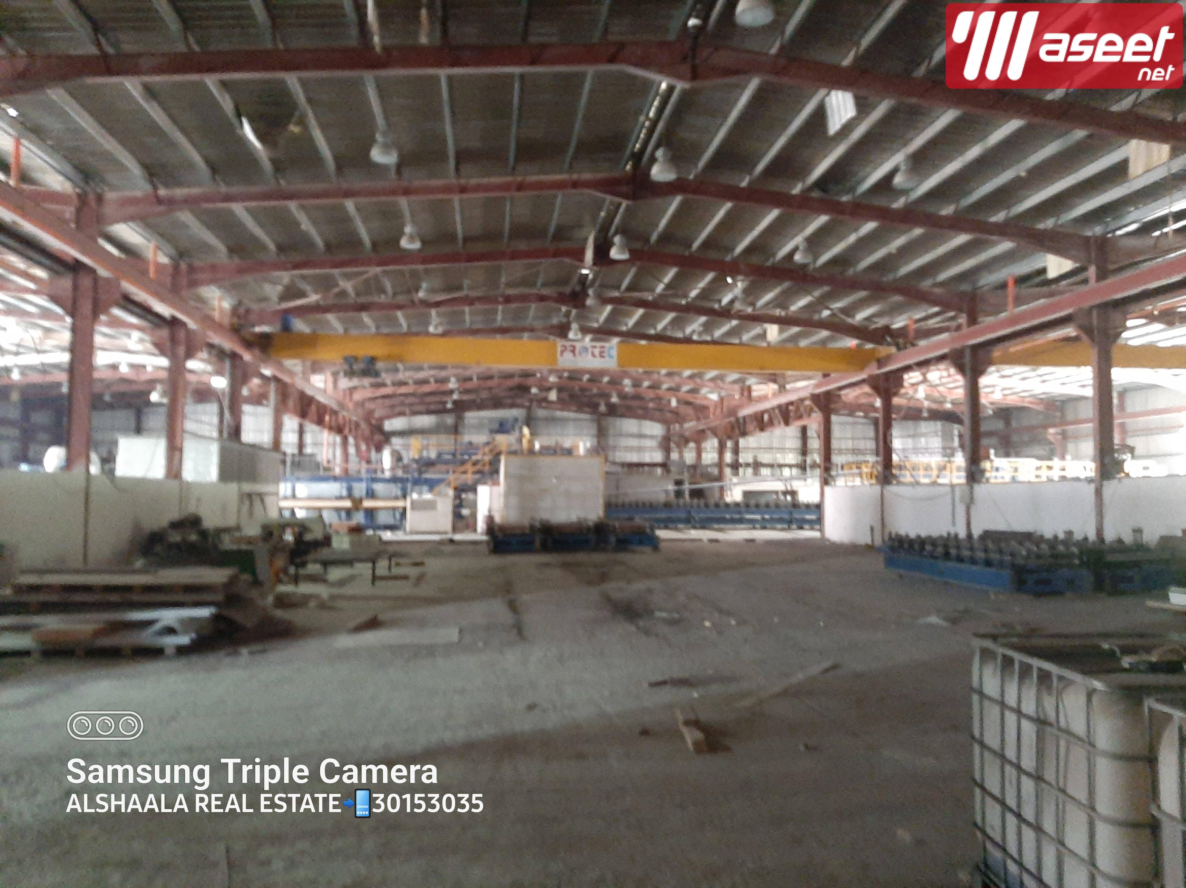 STEEL FACTORY FOR RENT IN NEW INDUSTRIAL AREA 3