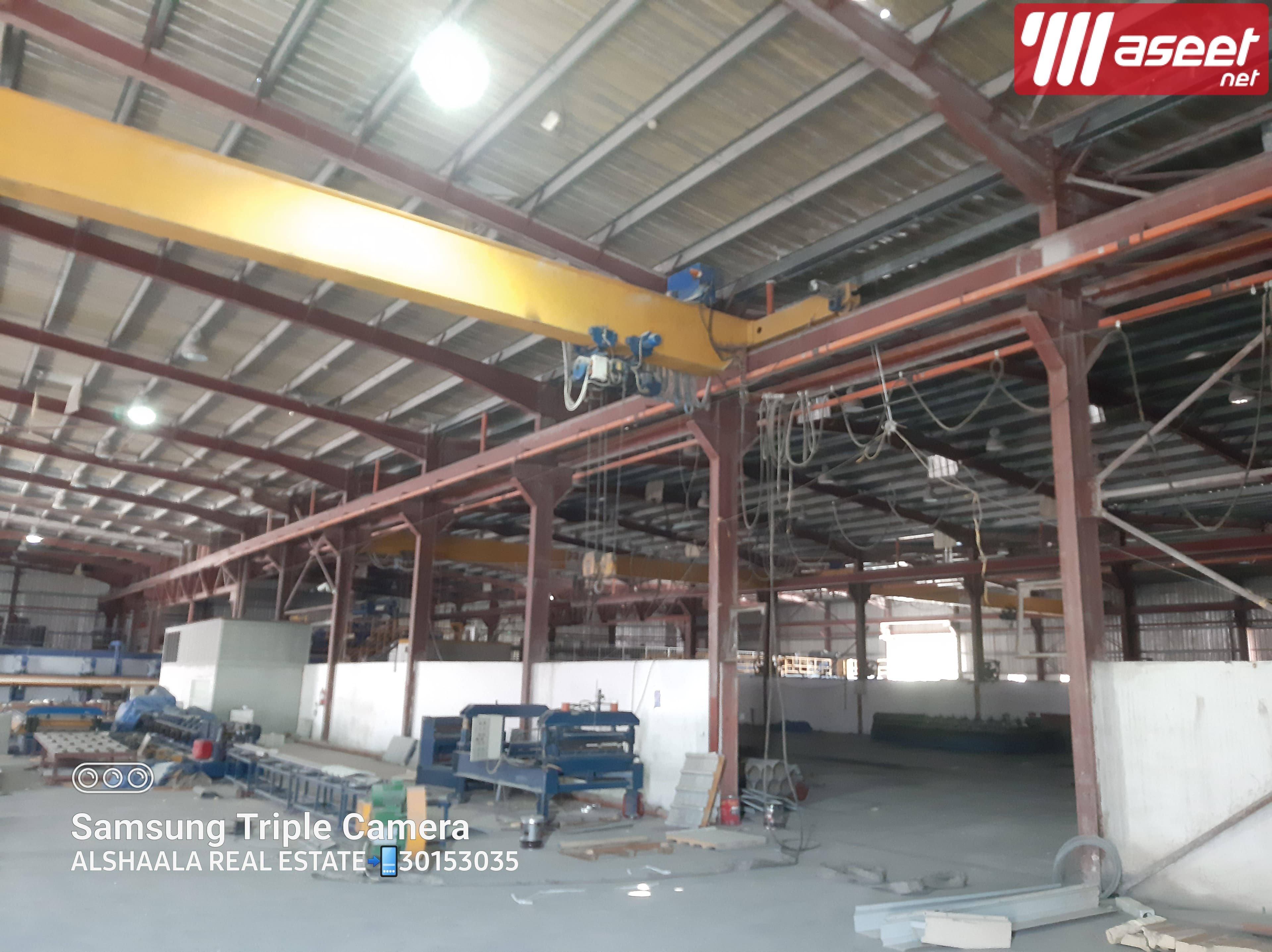 STEEL FACTORY FOR RENT IN NEW INDUSTRIAL AREA 4