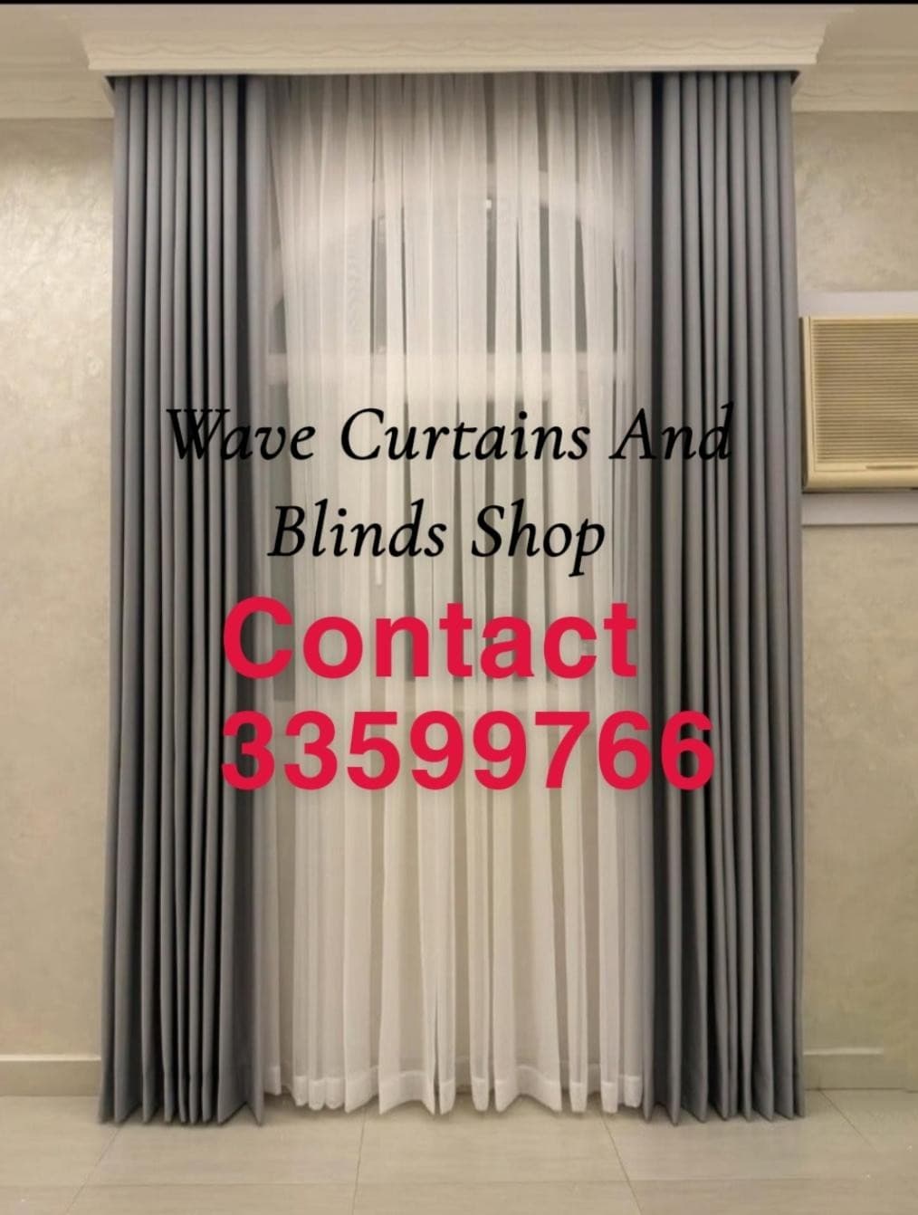 Wave Curtains Shop // We Making New Curtains Anywhere Qatar 0