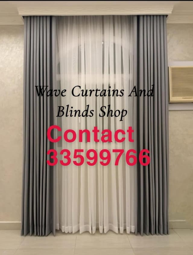 Wave Curtains Shop // We Making New Curtains Anywhere Qatar
