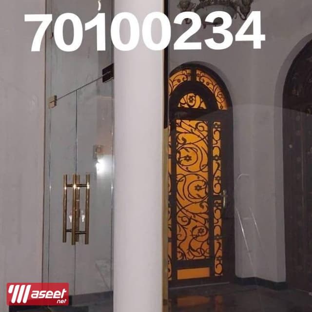 نقوم بجميع أنواع أعمال تصنيع الزجاج
