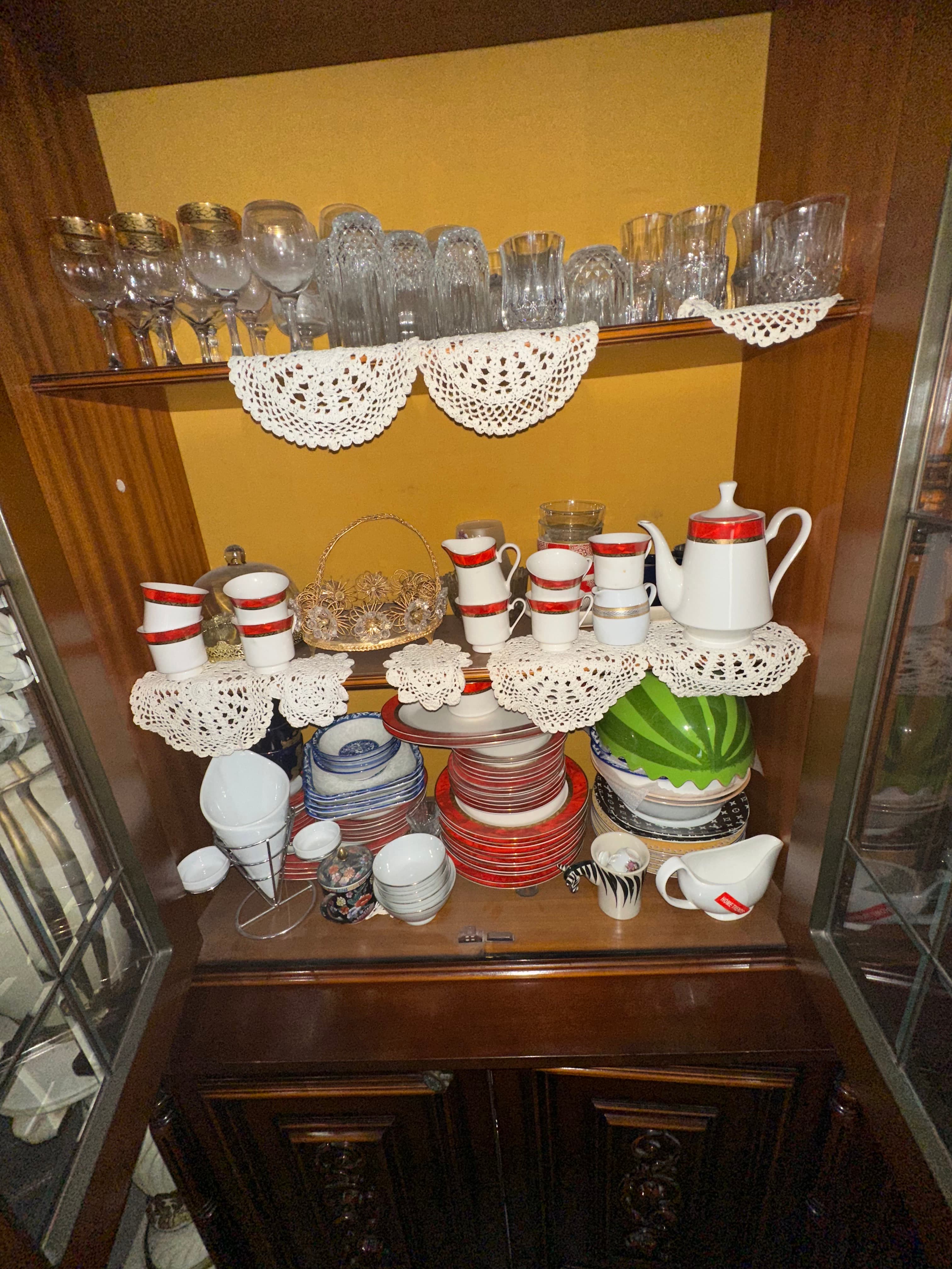 Egyptian wood buffet 2