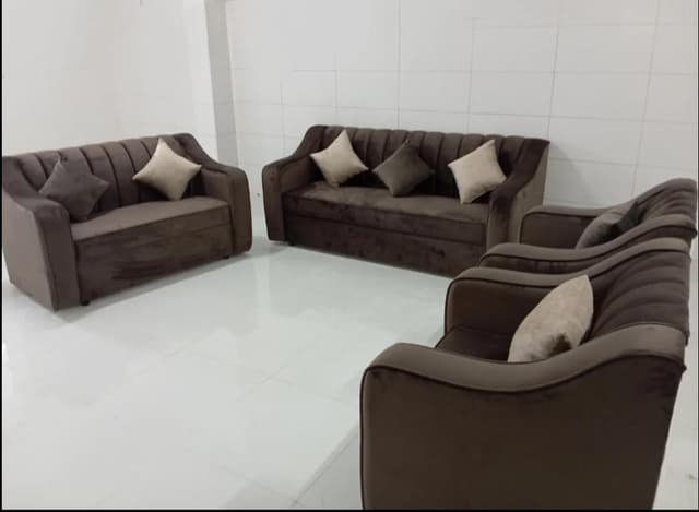 A carpenter made a new sofa