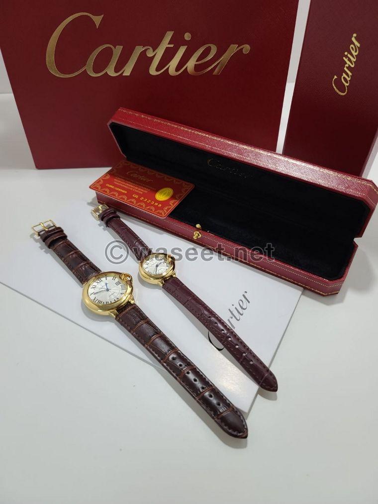 Cartier leather watches 1