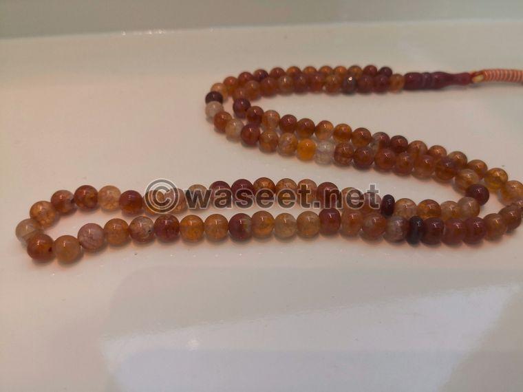 Agate stone rosary 0
