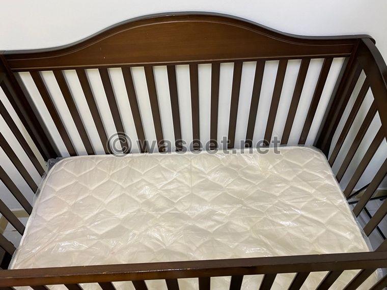 Baby bed with mattress 0