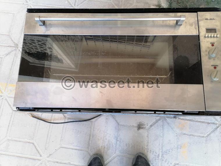 Wall electric oven 1