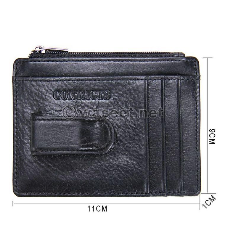 Genuine leather wallet 0