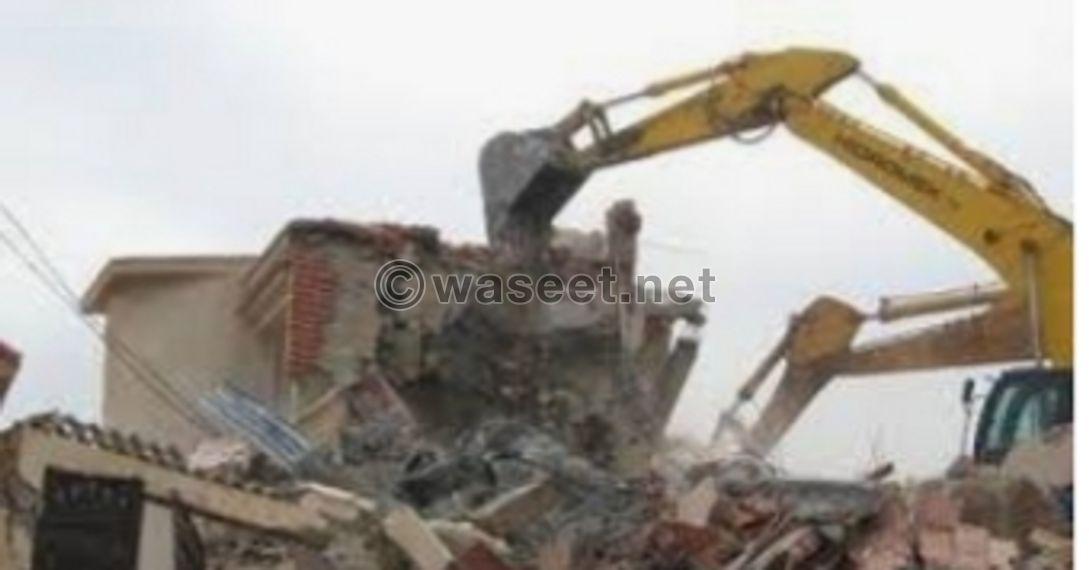 Demolition and deportation of residues 0