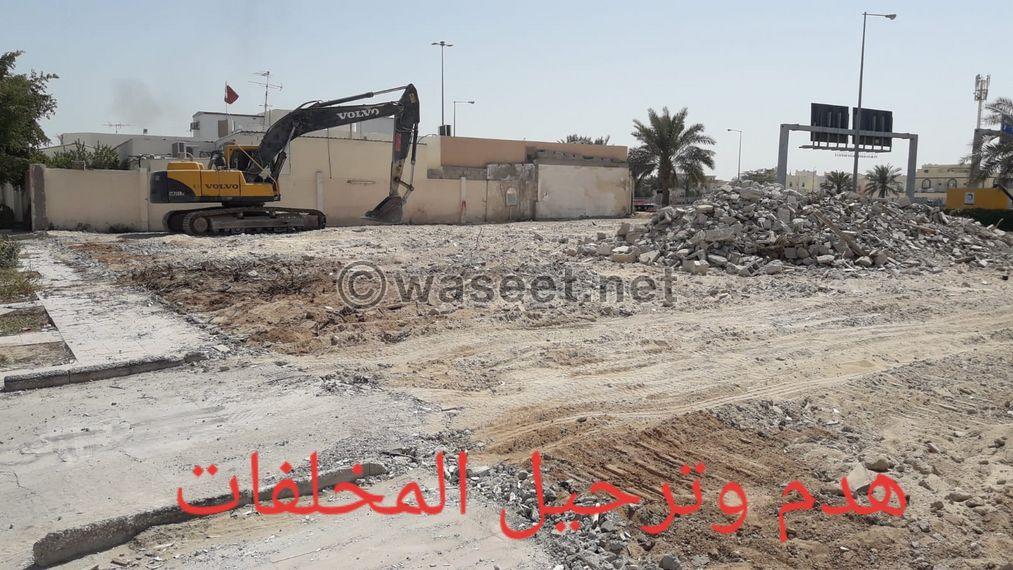 Demolition and deportation of residues 2