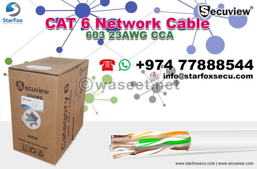 شبكة الكابل CAT6 603 23AWG سكا 0