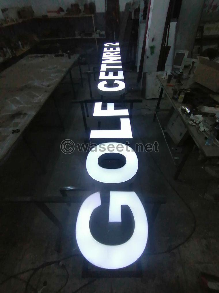 Specialized in manufacturing lighting signs 9