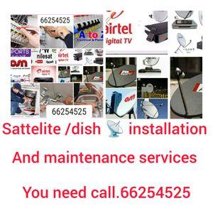 Satellite dish installation service