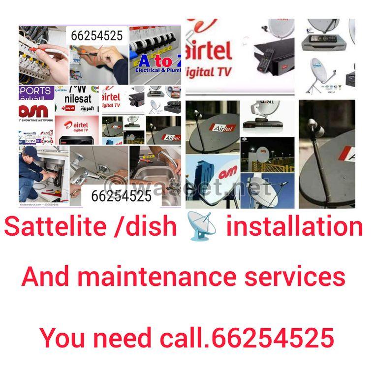 Satellite dish installation service 0