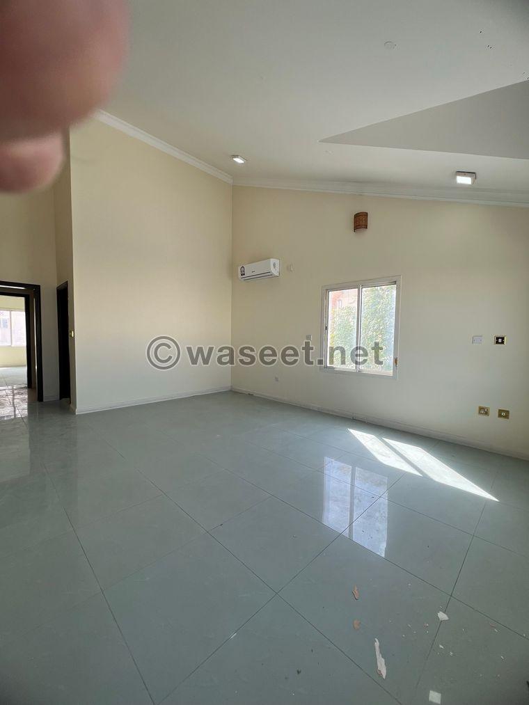 A service villa for rent in Duhail with a swimming pool  8