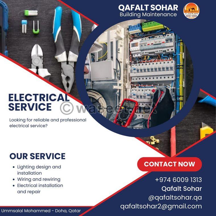 We do all types of electrical work 0