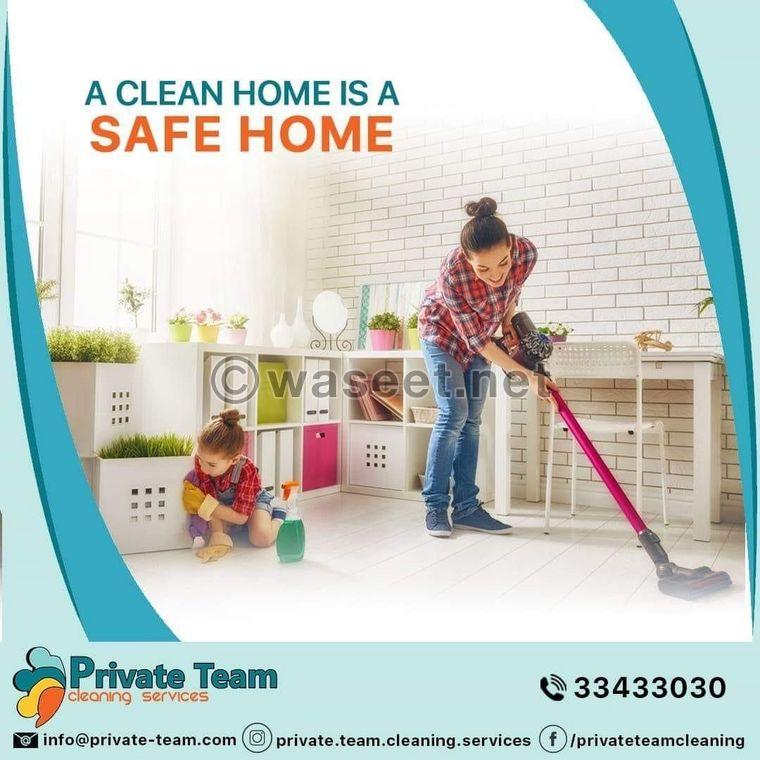 Private Team for Cleaning Services 1