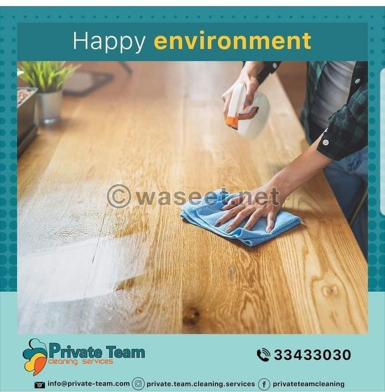 Private Team for Cleaning Services 4