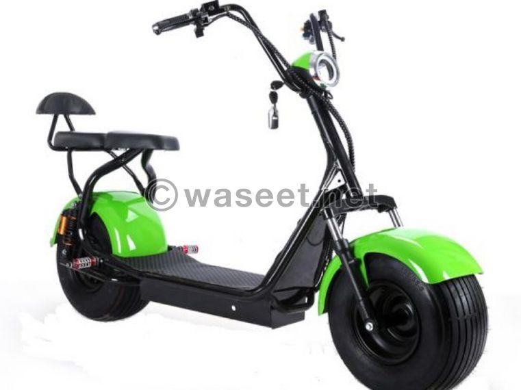big wheels electric scooter with chair 0