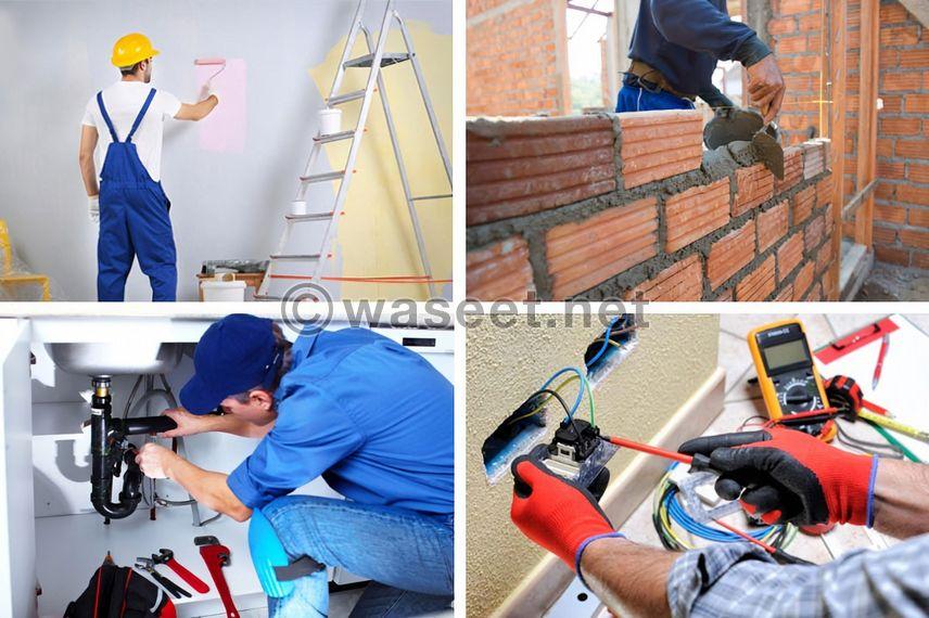All types of home maintenance 1