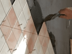 Installation of all types of tiles and ceramics 