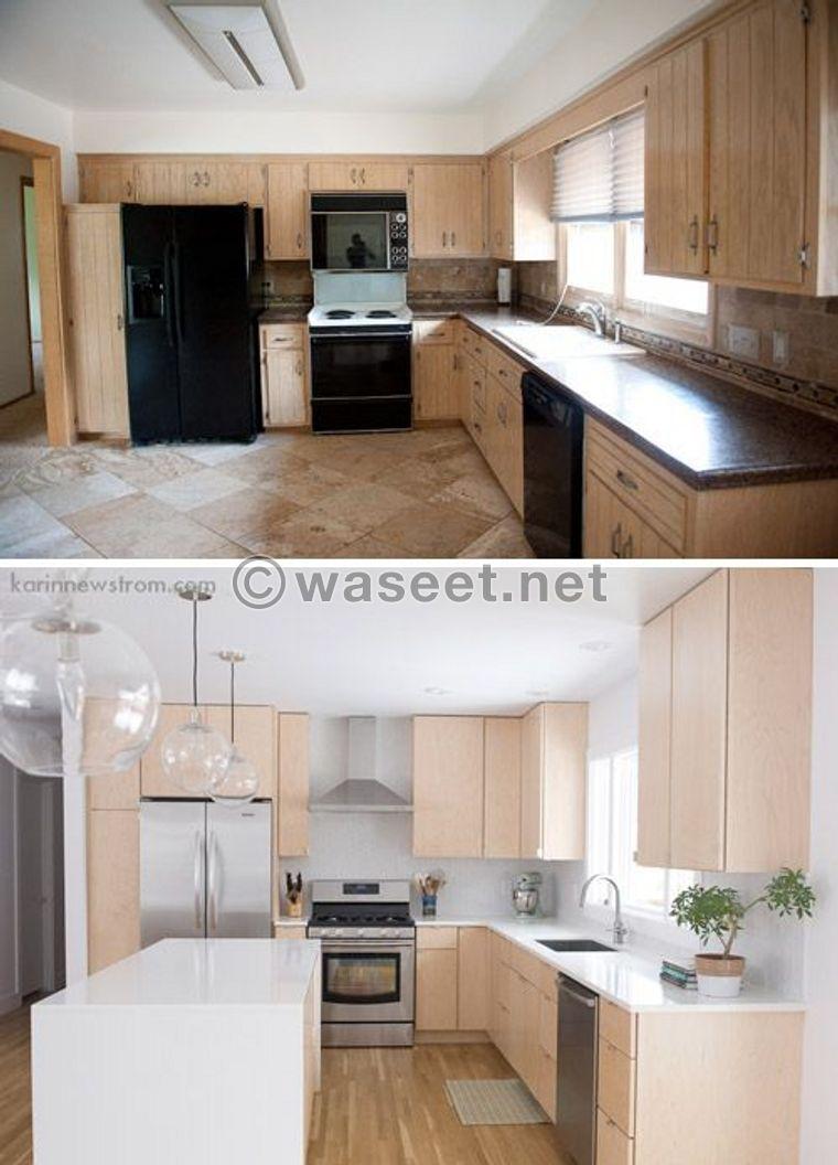 Installing wood, aluminum and decorative kitchens  10