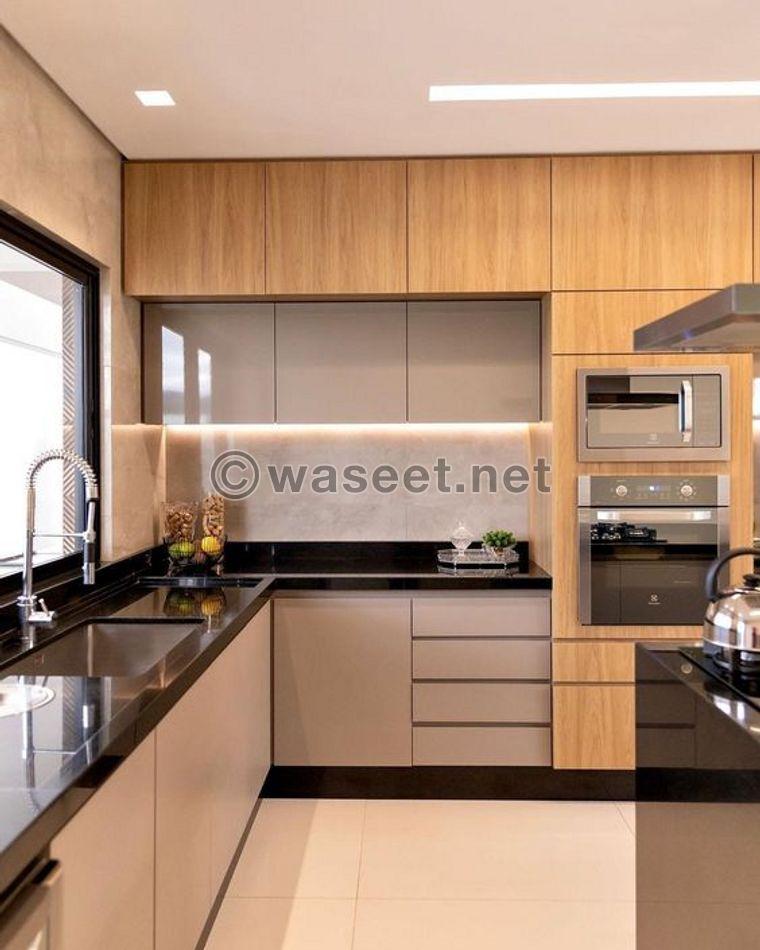 Installing wood, aluminum and decorative kitchens  11