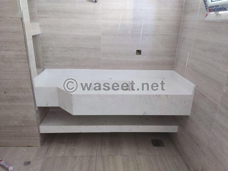 Installation and manufacture of washbasins and kitchens with stairs 0