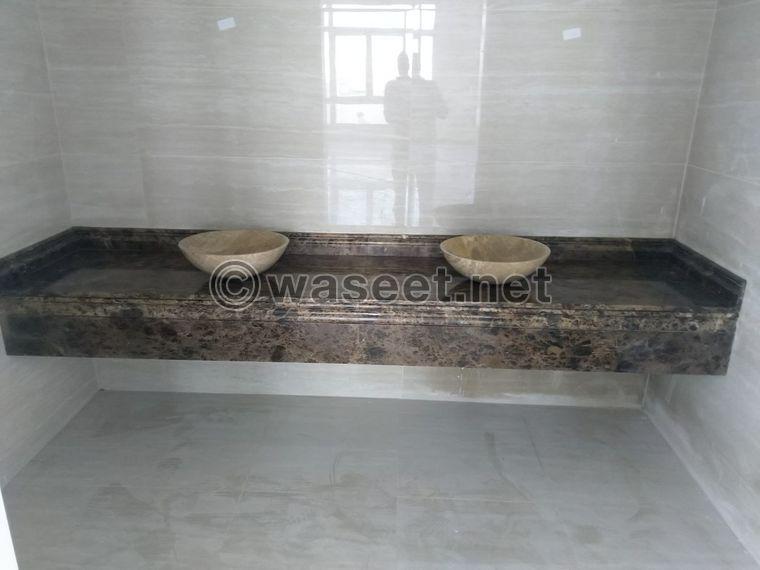 Installation and manufacture of washbasins and kitchens with stairs 6