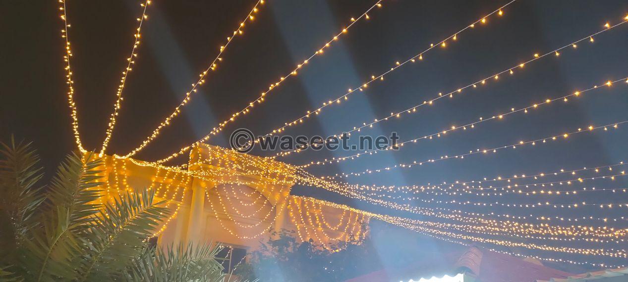 Lighting decoration for wedding and occasions  2