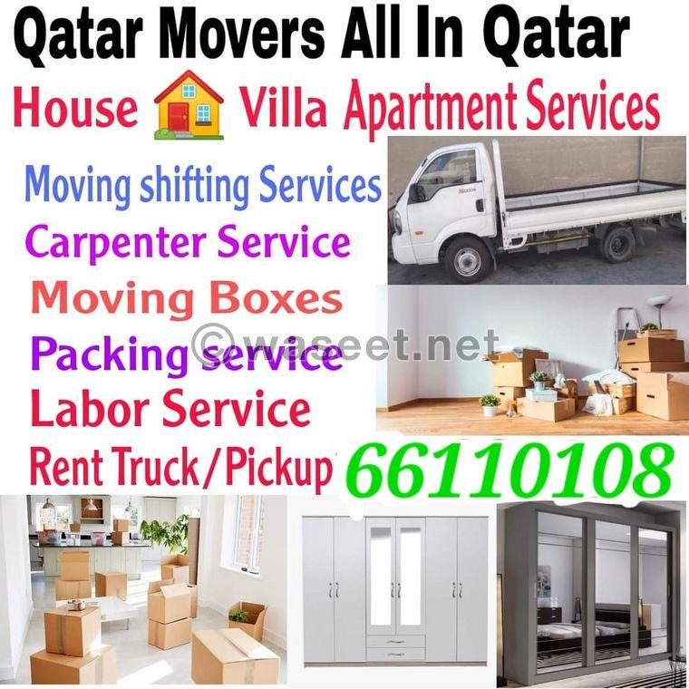 Shifting Moving Pickup Service Qatar  0